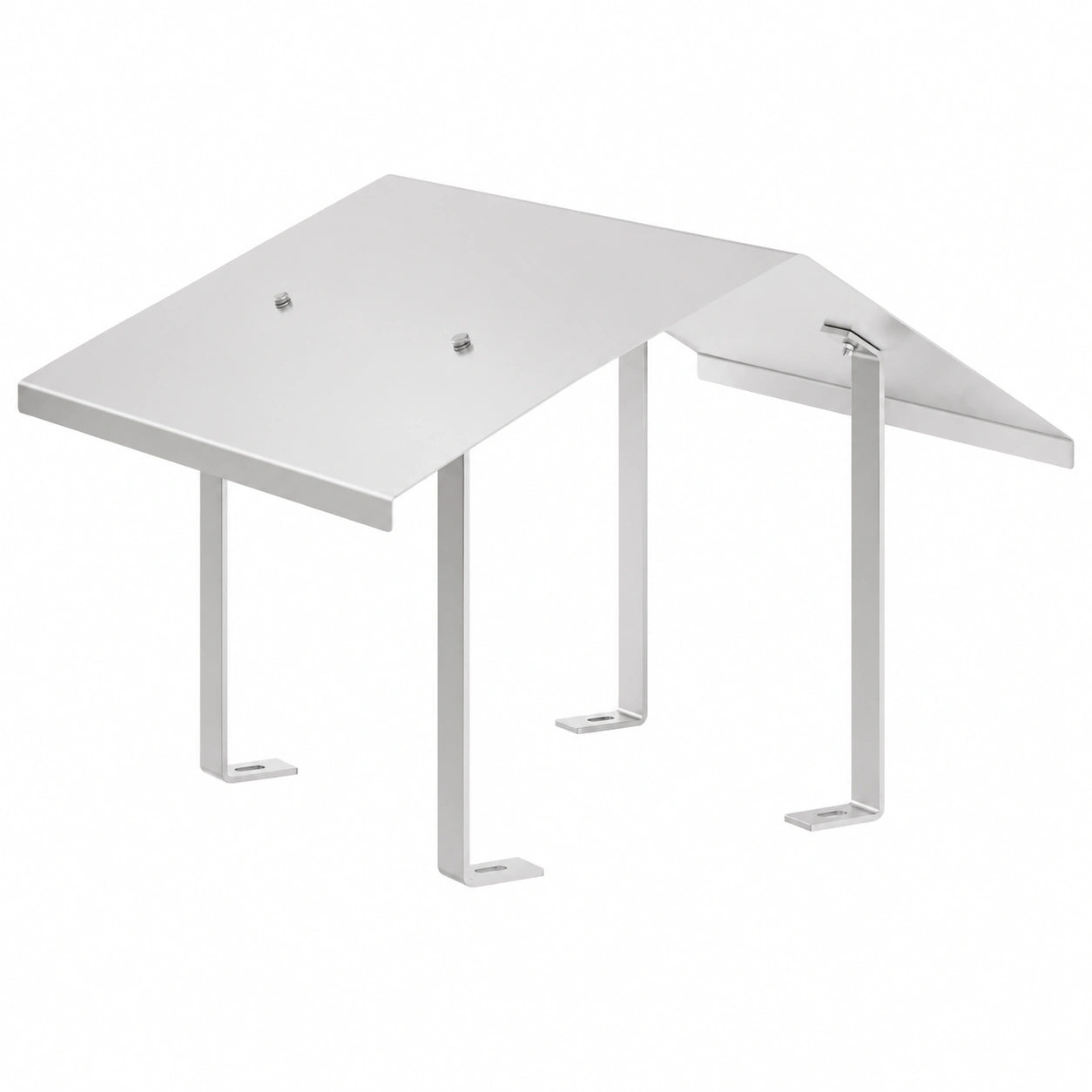 Edelstahl Kaminabdeckung Silber - 50x60x37 cm, Modernes Design, Idealer Wetterschutz für Terrassen